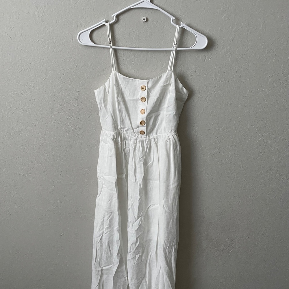 Pink Lily white beach dress